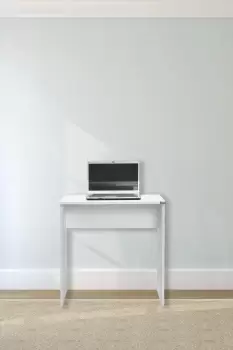 Image of Matt White Simple Laptop Desk