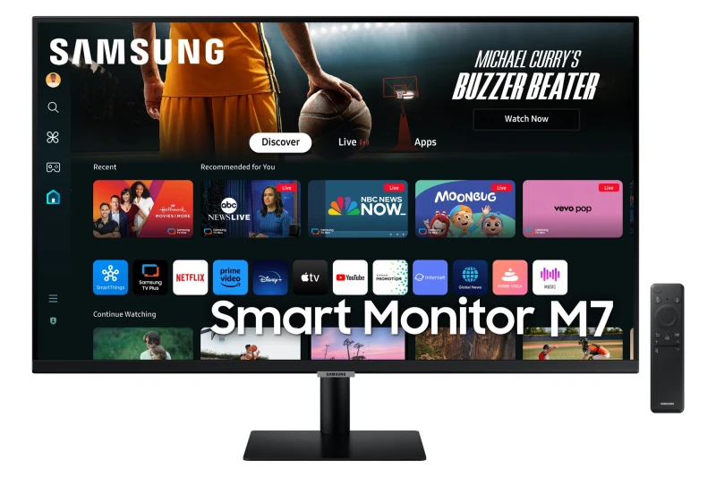 Image of Samsung M70D computer monitor 81.3cm (32") 3840 x 2160 pixels 4K