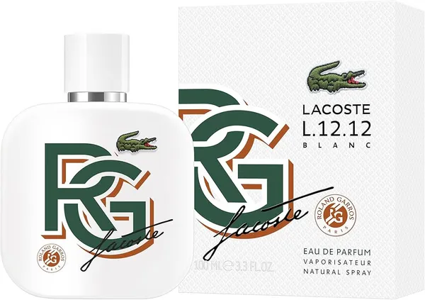 Image of Lacoste L 1212 Eau de Parfum Blanc Edition Limitee Roland Garros Eau de Parfum For Him 100ml