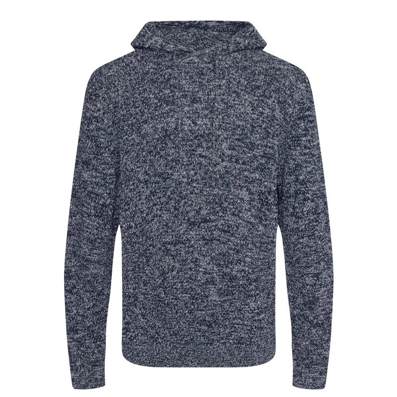 Image of Ecologie Ecologie Men Iguazu Knitted Hoodie in Dark Navy Size: X-Small Dark Navy XS Male 5059000804984
