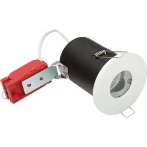 Image of KnightsBridge MR16 50W 12V Low Voltage IP65 Die Cast Fire Rated Shower Downlight - White