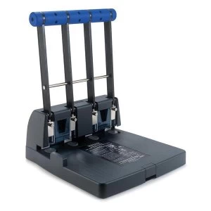 Image of Rapesco 4400 4-Hole Heavy-duty Punch Black