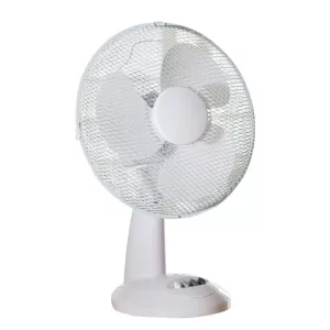 Image of Daewoo And Desk Fan 12" - White