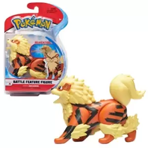 Image of Pokemon - 4.5" Battle Feature Arcanine /Toys