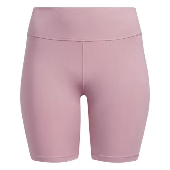 Image of adidas Optime Training Bike Short Tights Womens - Magic Mauve