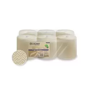 Image of Lucart EcoNatural 135 Centrefeed Wiper Roll Pack of 6 852226A ESP34564