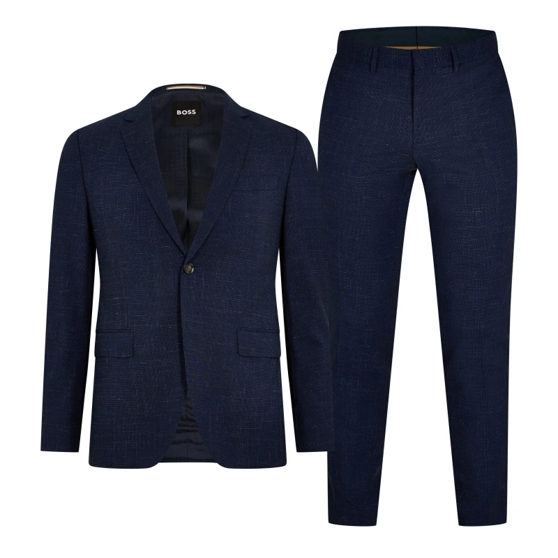 Image of Boss Mens H-Reymond-2Pcs-224 Suit Dark Blue male 36 (46)