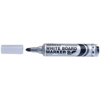Image of Pentel MWL5M-A Whiteboard Bullet Tip Markers - Black