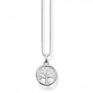 Image of Silver Zirconia White Necklace KE2092-051-14-L42V