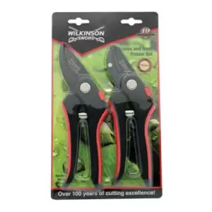 Image of Bypass & Anvil Pruners SetTwin Pack On Blister Card - P-1111243W - Wilkinson Sword