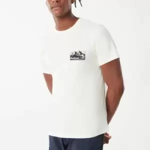 Image of Barbour Heritage Mens Glasson T-Shirt - Whisper White - S