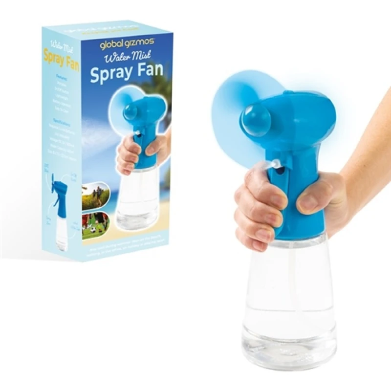 Image of Benross Handheld Water Mist Spray Fan - Blue 55441AWUK