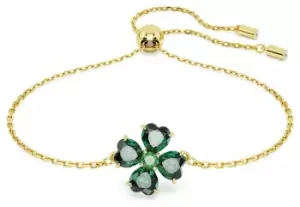 Image of Swarovski 5666585 Idyllia Clover Bracelet Gold-Tone Plated Jewellery