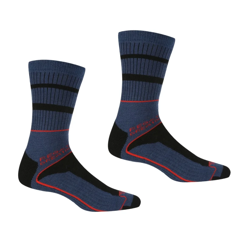 Image of Regatta Regatta Men Samaris 2 Season Sock in Mid Navy Size: 9-12 Mid Navy 9-12 Male 5059404207152