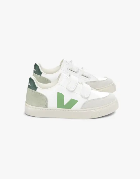 Image of Veja Kids V-12 Trainers Extra White Multico Clay, 7.5 Infant