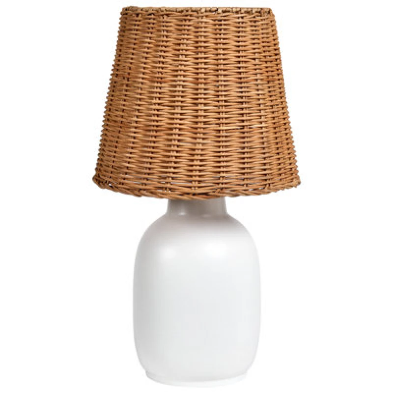 Image of Beliani Table Lamp Bartang Ceramic White