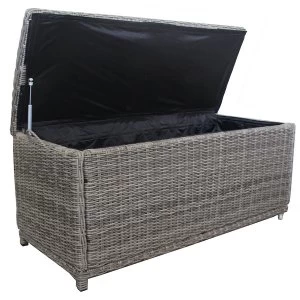Image of Charles Bentley Milano Rattan Garden Storage Box