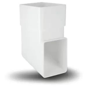 Image of 65MM SQUARE DOWNPIPE SHOE White (10 - White