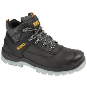 Image of DEWALT Mens Laser Leather Safety Boots (7 UK) (Black) - Black