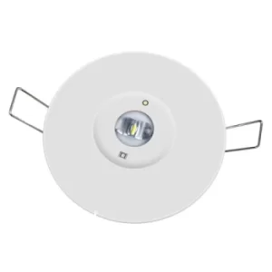 Image of Phoebe Krios LED Emergency Recessed Corridor Spot 1W 6000K-7000K