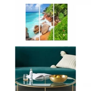 Image of MDF56583928 Multicolor Decorative MDF Painting (3 Pieces)