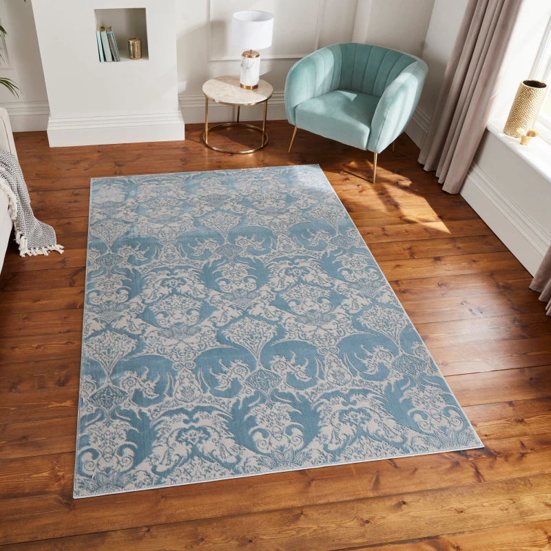 Image of Laurence Llewelyn-Bowen Imperial Rug Blue