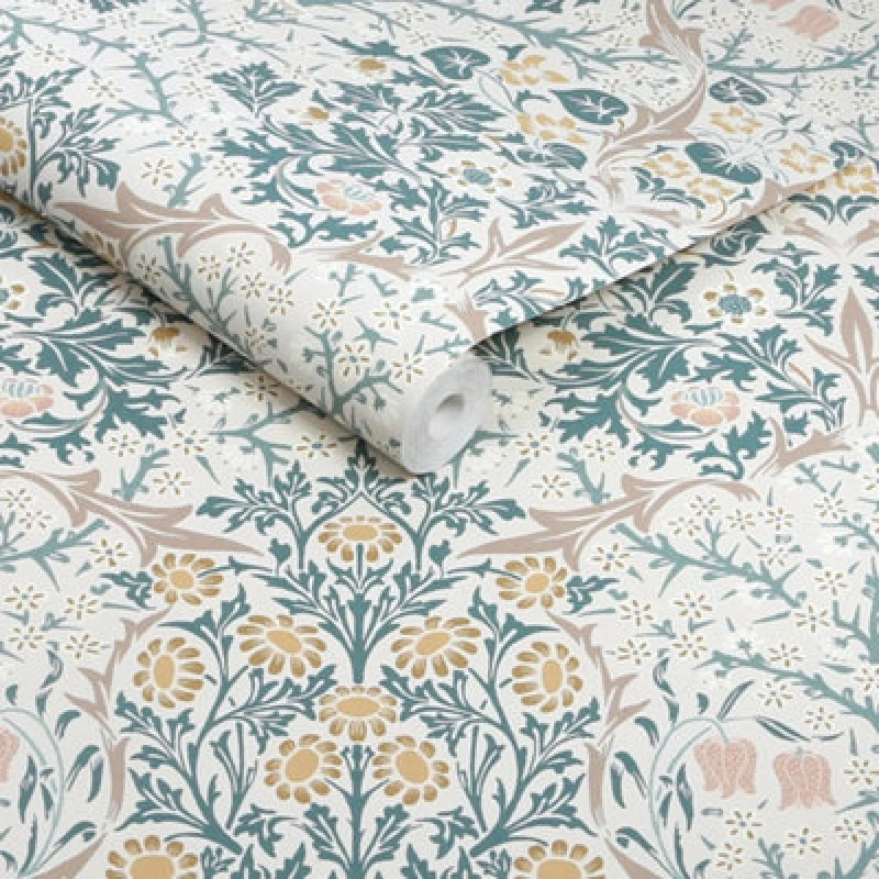 Image of William Morris At Home Blackthorn Daydream Wallpaper