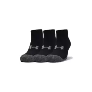 Image of Under Armour Heatgear Socks Locut Black/Steel - XL