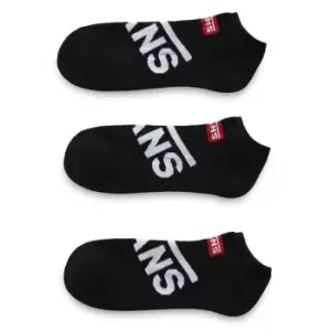 Image of Vans No Show Socks Mens - Black