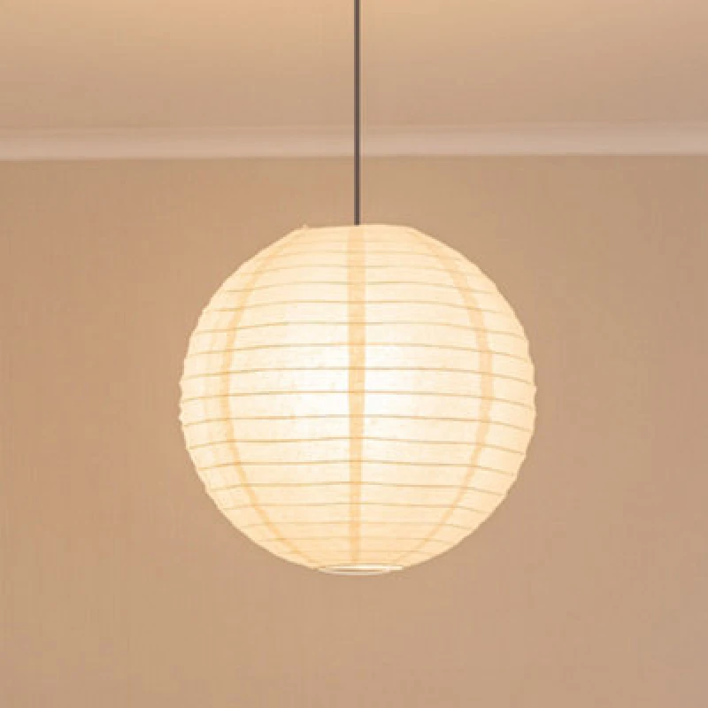 Image of VALUELIGHTS Medium Isla PaperCard - Paper Matte White Dome Ceiling Pendant Shade 27010