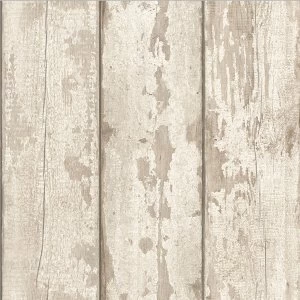 Image of Arthouse Whitewashed Wood Wallpaper