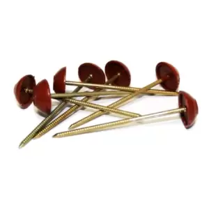 Image of Corrubit Steel Red Roofing Nail & Cover Cap, (L)8Cm Pack Of 100
