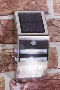 Image of Prism Solar Wall Sensor Light - Silver