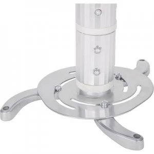 Image of Manhattan 424820 Projector ceiling mount Tiltable, Rotatable Max. distance to floor/ceiling: 106cm Silver
