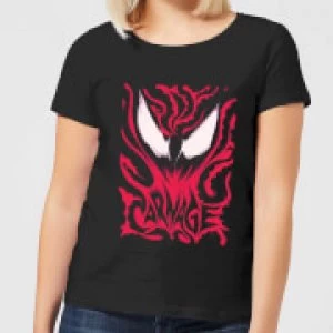 Image of Venom Carnage Womens T-Shirt - Black