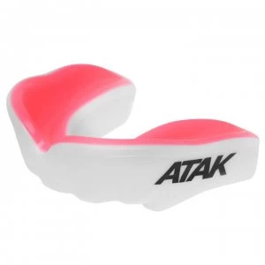 Image of Atak Fortis Senior Gel Mouthguard - Pink/White