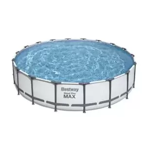 Image of Bestway Steel Pro Max Pvc Pool 4.57M X 1.07M Light & Dark Grey