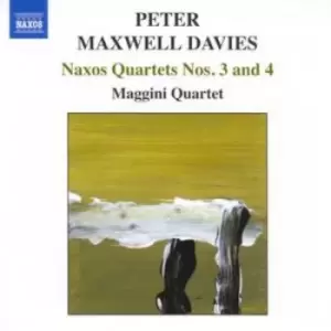Image of Peter Maxwell Davies - Naxos Quartets Nos. 3 and 4 (Maggini Quartet) CD Album - Used