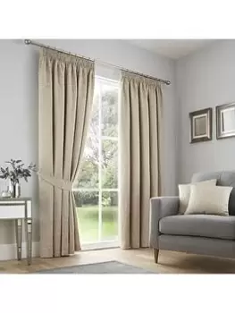 Image of Curtina Lamina Pencil Pleat Lined Curtains