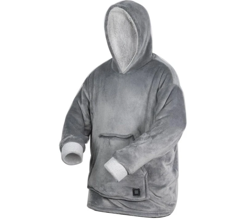 Image of Daewoo HEA1937GE Heated Hoodie - Grey 5024996973877