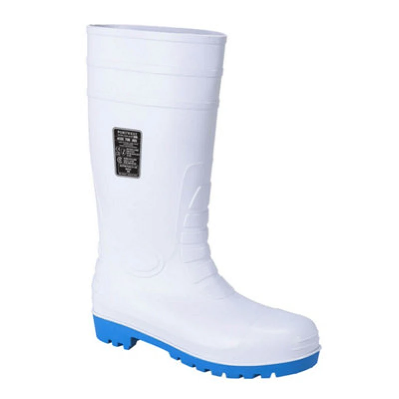 Image of Portwest Total S5 Safety Wellington Boots FW95WHR42 Colour: White