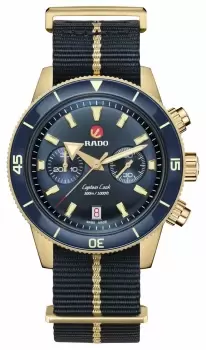 Image of RADO R32146208 Captain Cook Automatic Chronograph 43mm Set Watch