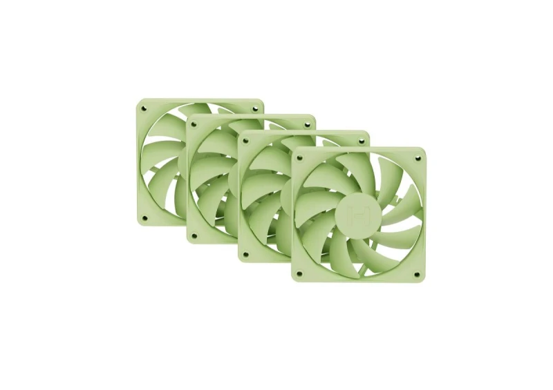 Image of HYTE HYTE FAN- -FA12-MM-4 computer cooling system Processor 12cm Green 4 pc(s) FAN-HYTE-FA12-MM-4
