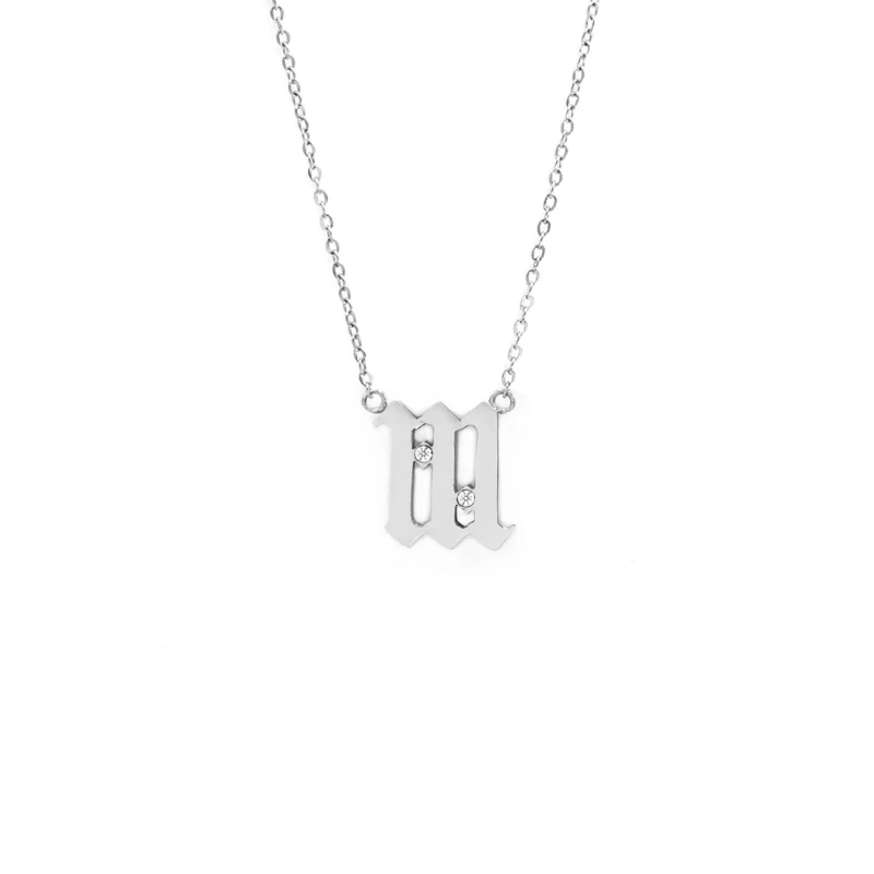 Image of Say It With Angel Number Necklace - Silver 111 Size: 18" Silver Unisex 18"