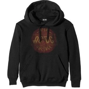 Image of AC/DC - High Voltage Vintage Unisex Large Pullover Hoodie - Black