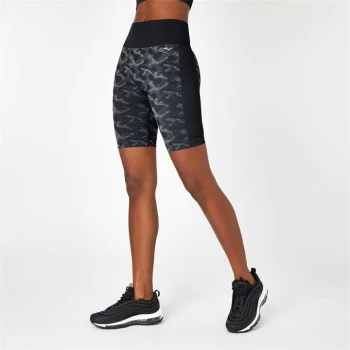 Image of Everlast Seamless Camo Cycling Shorts - Black