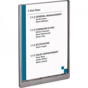 Image of Durable Door sign 486737 (W x H) 210 mm x 297mm Graphite 486737