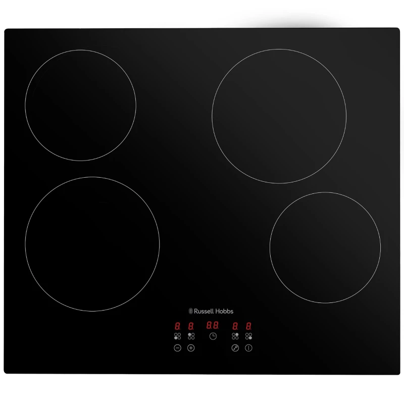 Image of Russell Hobbs RH60EH413B 59cm Electric Ceramic Hob - Black 5056233837949
