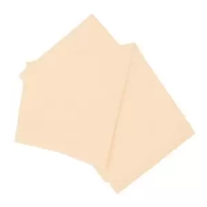 Image of Belledorm Brushed Cotton Extra Deep Fitted Sheet (Double) (Cream)