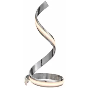 Image of Table Lamp Chrome Plate & White Acrylic 14W LED module Bulb Included